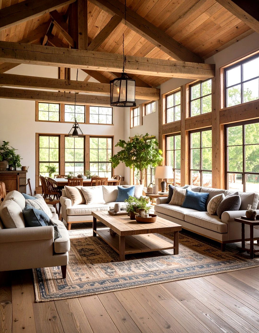 Ranch Style Open Layouts - 24 Western Living Room Ideas