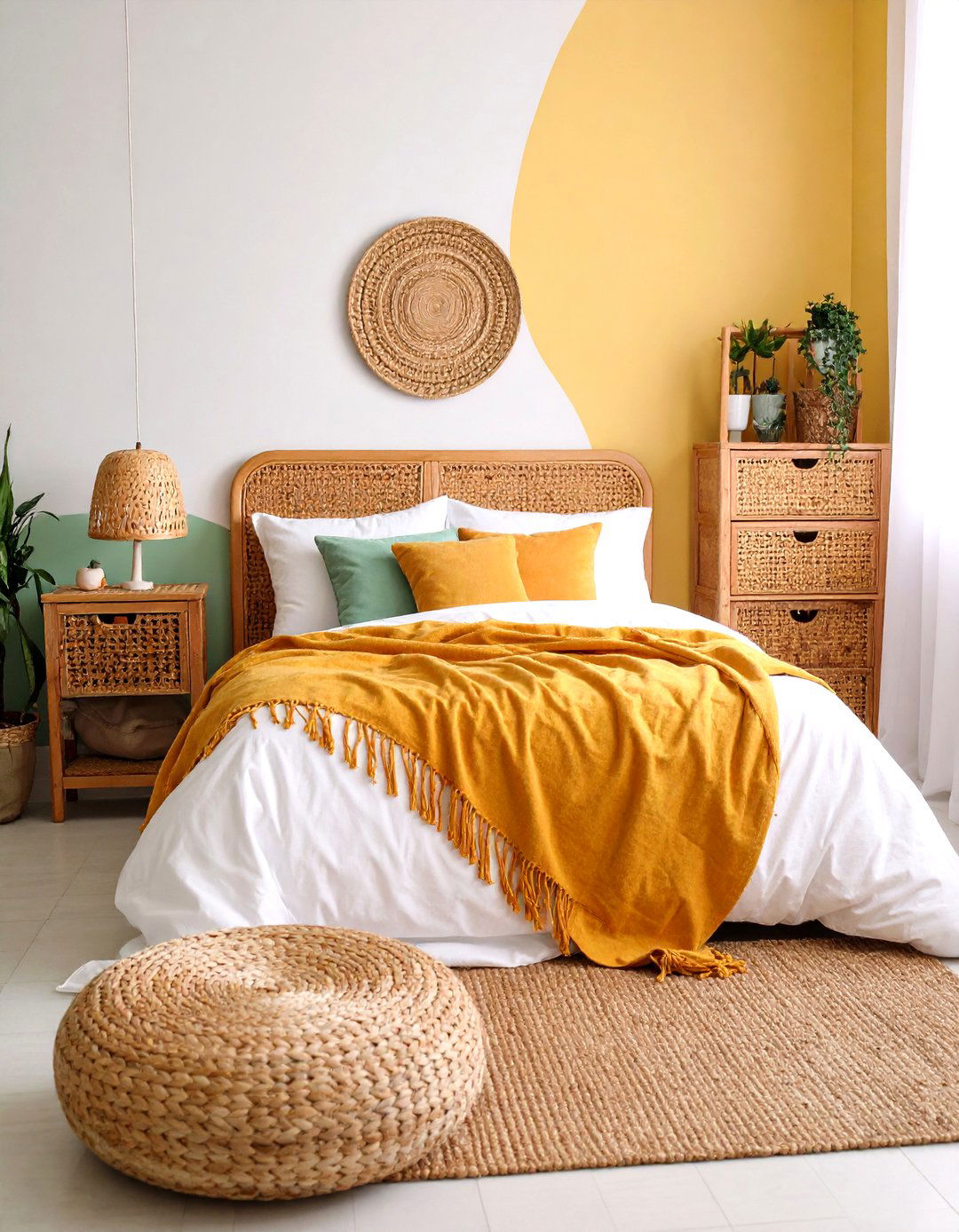 Rattan Furniture Collection - 24 Small Boho Bedroom Ideas