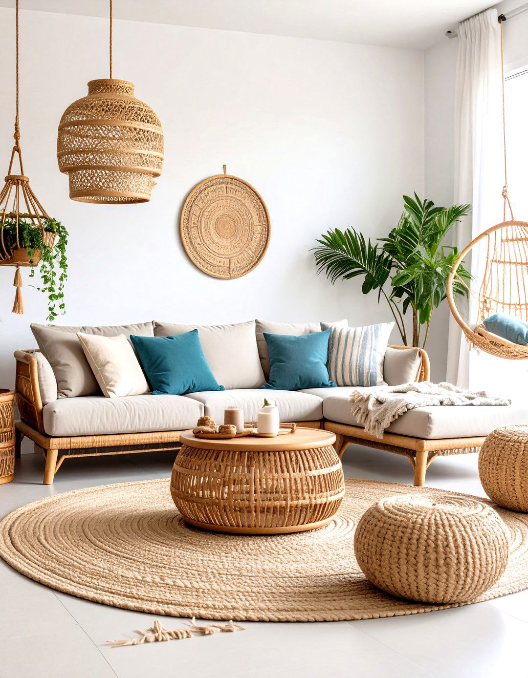 Rattan Furniture Haven - 24 Gypsy Bohemian Living Room Ideas