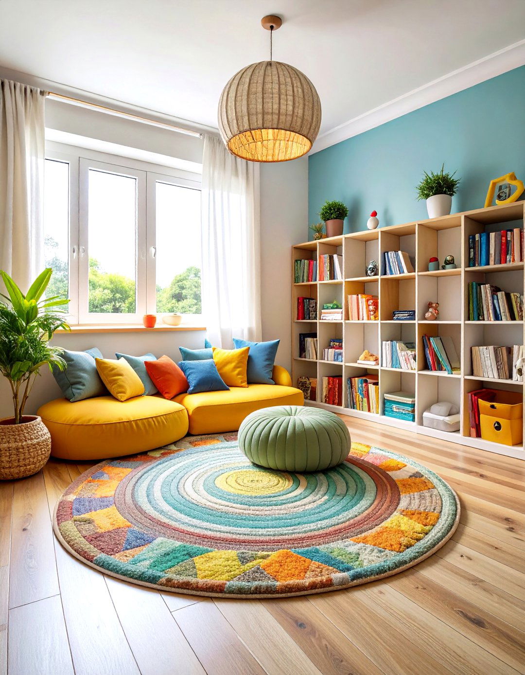 Reading Corner Toddler Library - 24 Boho Toddler Room Ideas