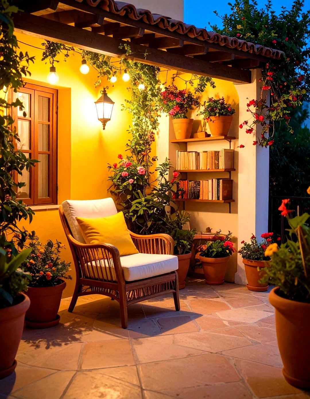 Reading Nook Book Haven - 24 spanish style patio ideas