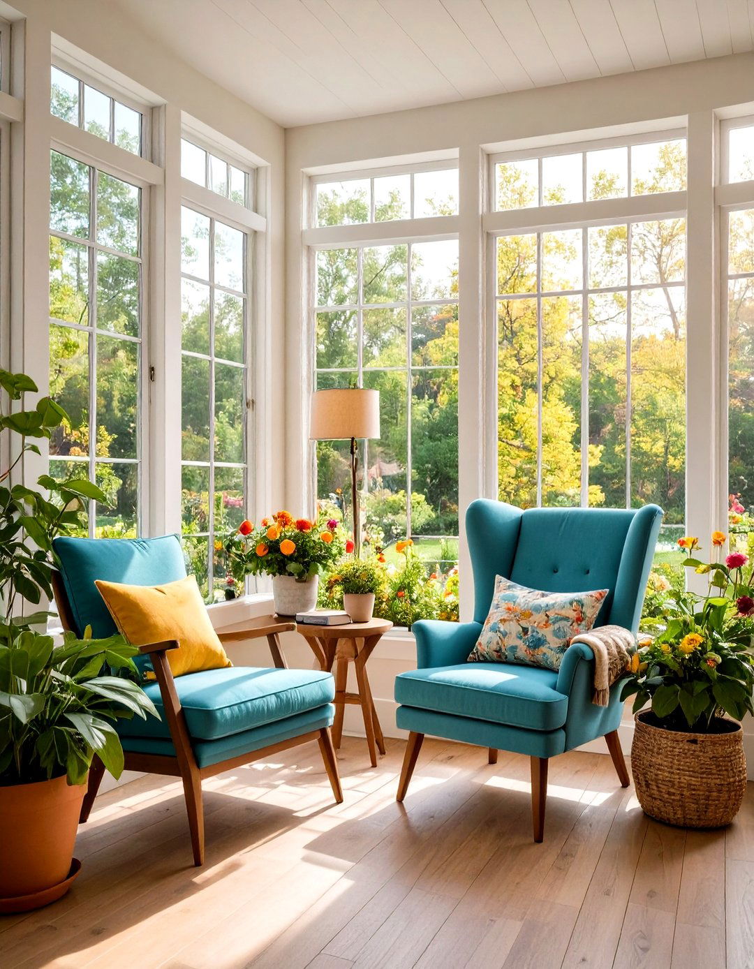 Reading Nook Corner Sunroom