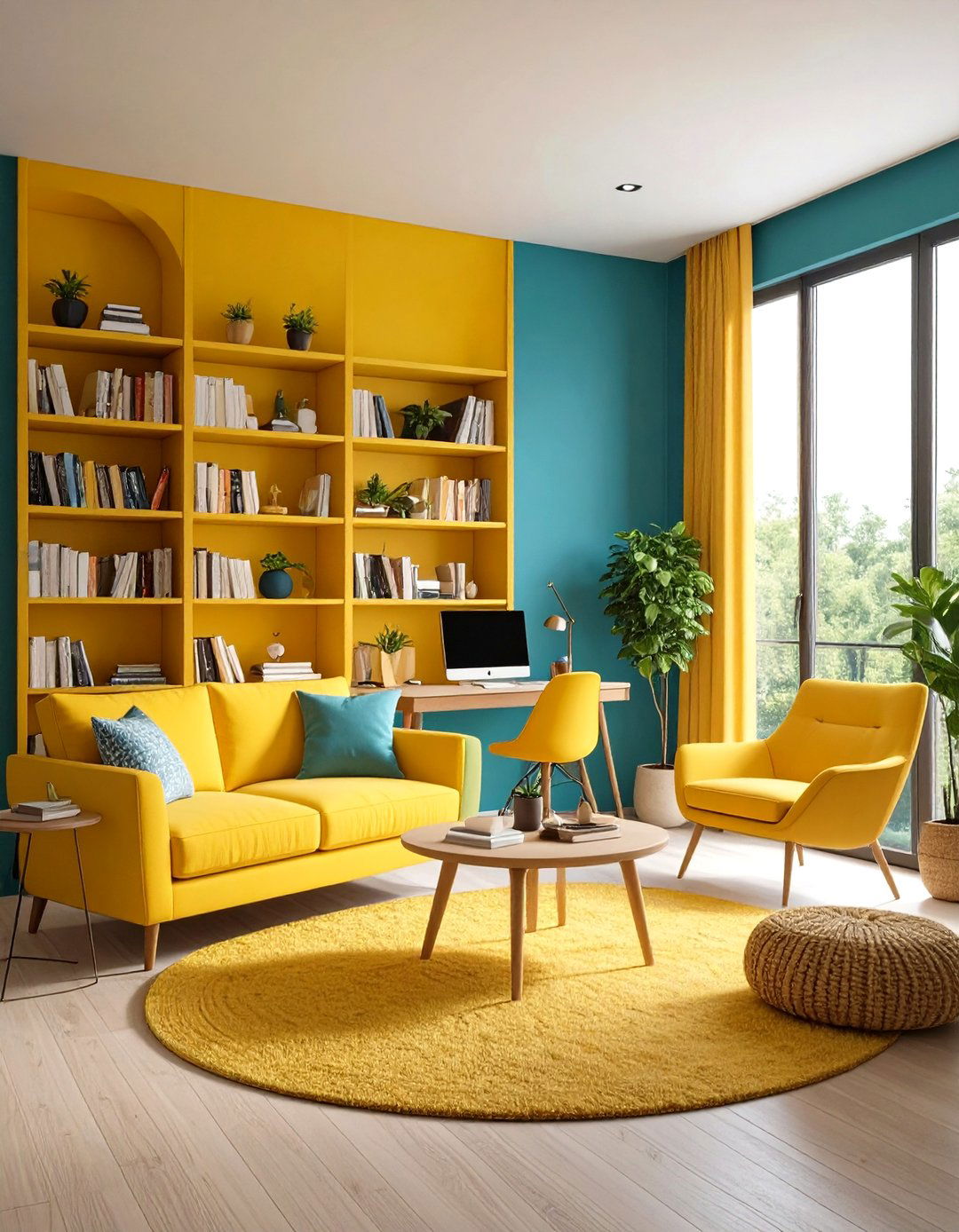 Reading Nook Window Desk Combination - 24 Desk in Front of Window Ideas