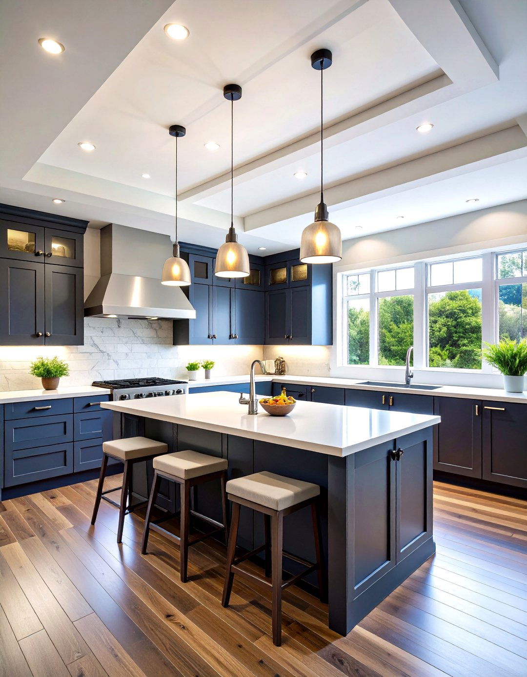 Recessed Ceiling Lighting Grid Layout - 24 Kitchen Lighting Ideas