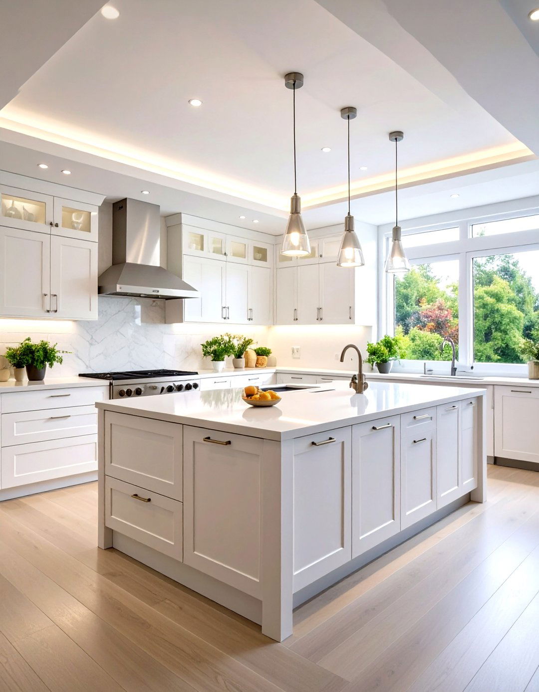 Recessed LED Soffit Lighting for Modern Task Illumination - 24 Kitchen Soffit Ideas