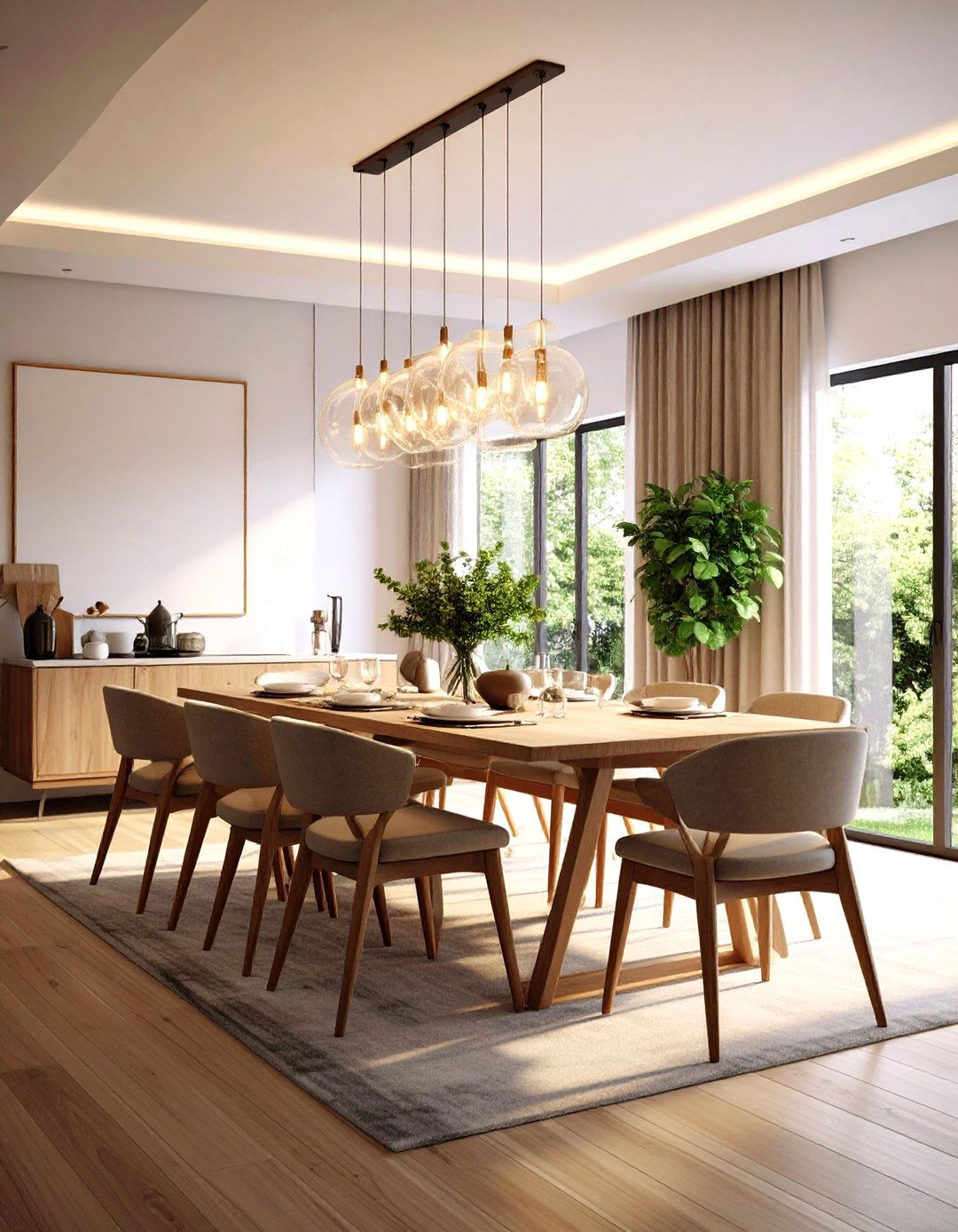 Recessed Lighting Grid System - 24 Dining Room Ceiling Ideas
