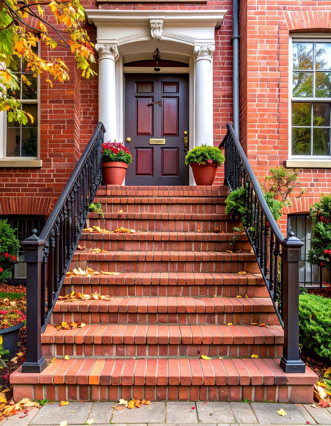 Reclaimed Antique Brick Character Steps - 24 Brick Front Steps Design Ideas