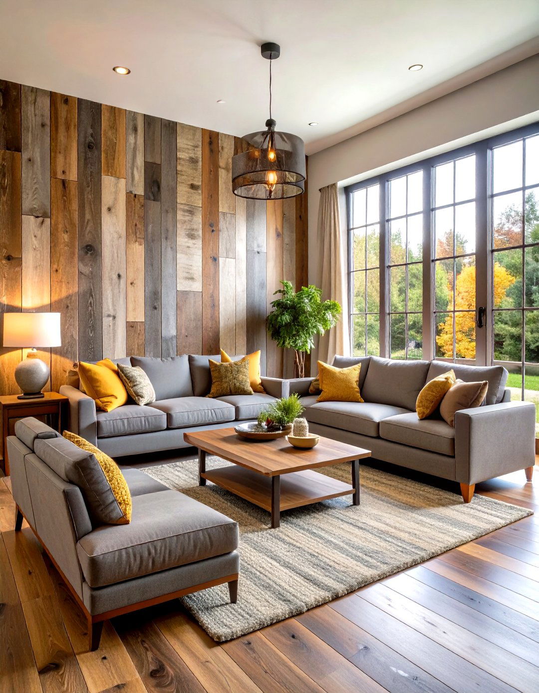 Reclaimed Barn Wood Accent Wall - 24 Wood Accent Wall Ideas