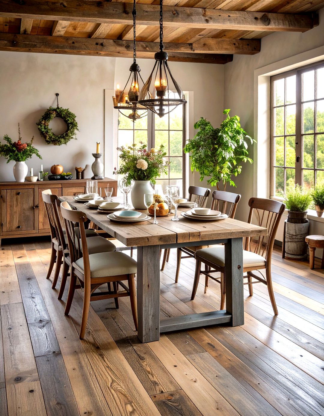 Reclaimed Barn Wood Flooring - 24 Wood Floor Design Ideas