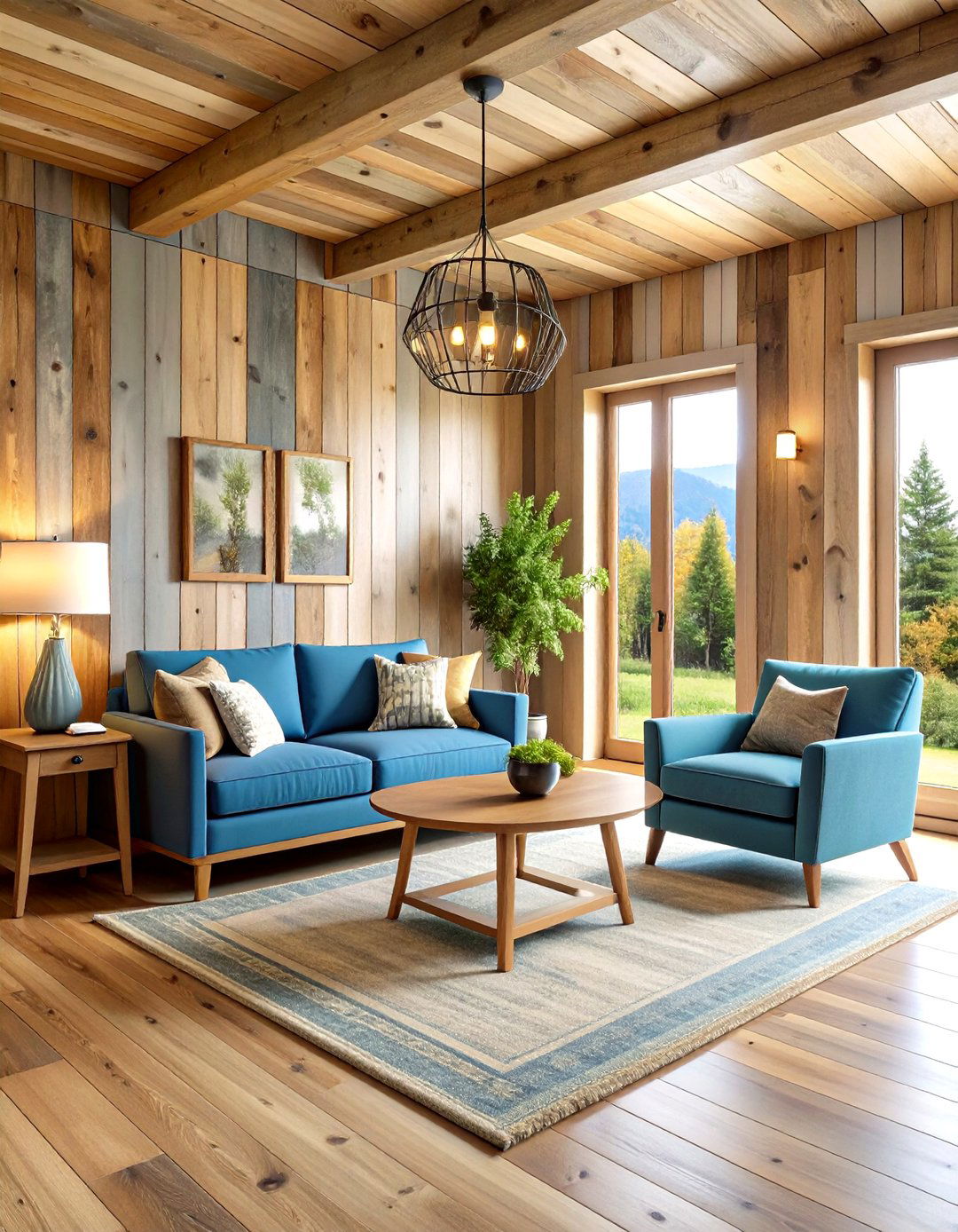 Reclaimed Barn Wood Interior Walls - 24 Rustic Tiny House Ideas