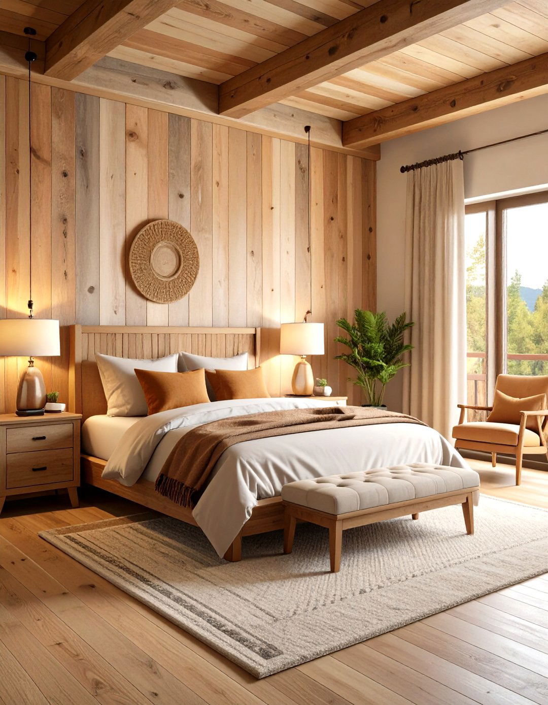 Reclaimed Barnwood Wall Treatment - 24 Cowboy Room Decor Ideas