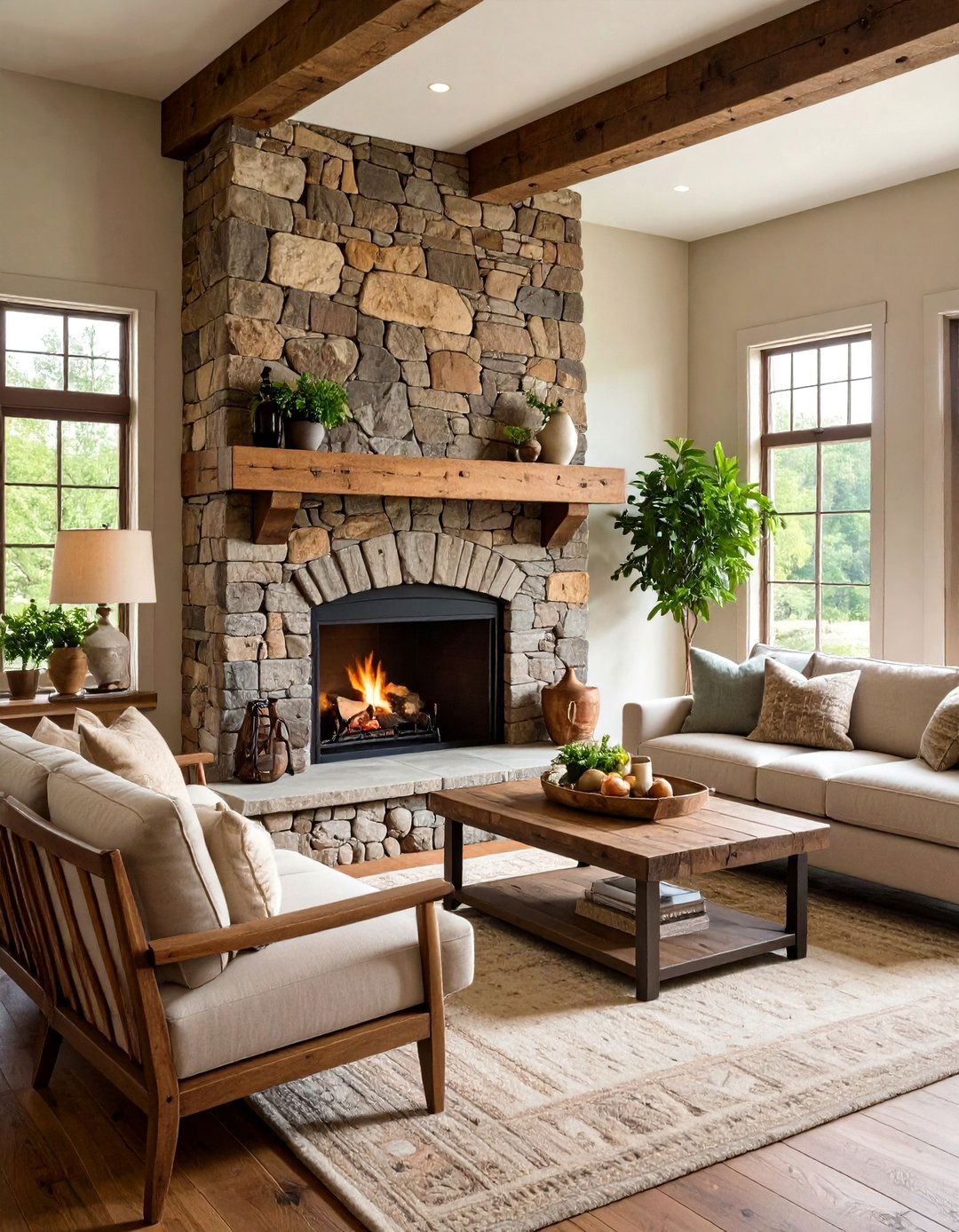 Reclaimed Materials with Sustainable Design - 24 French Country Fireplace Ideas