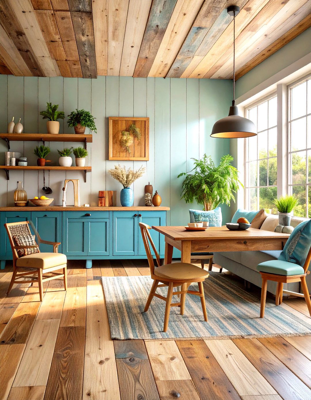 Reclaimed Wood Accent Planks - 24 Wood Trim Accent Wall Ideas
