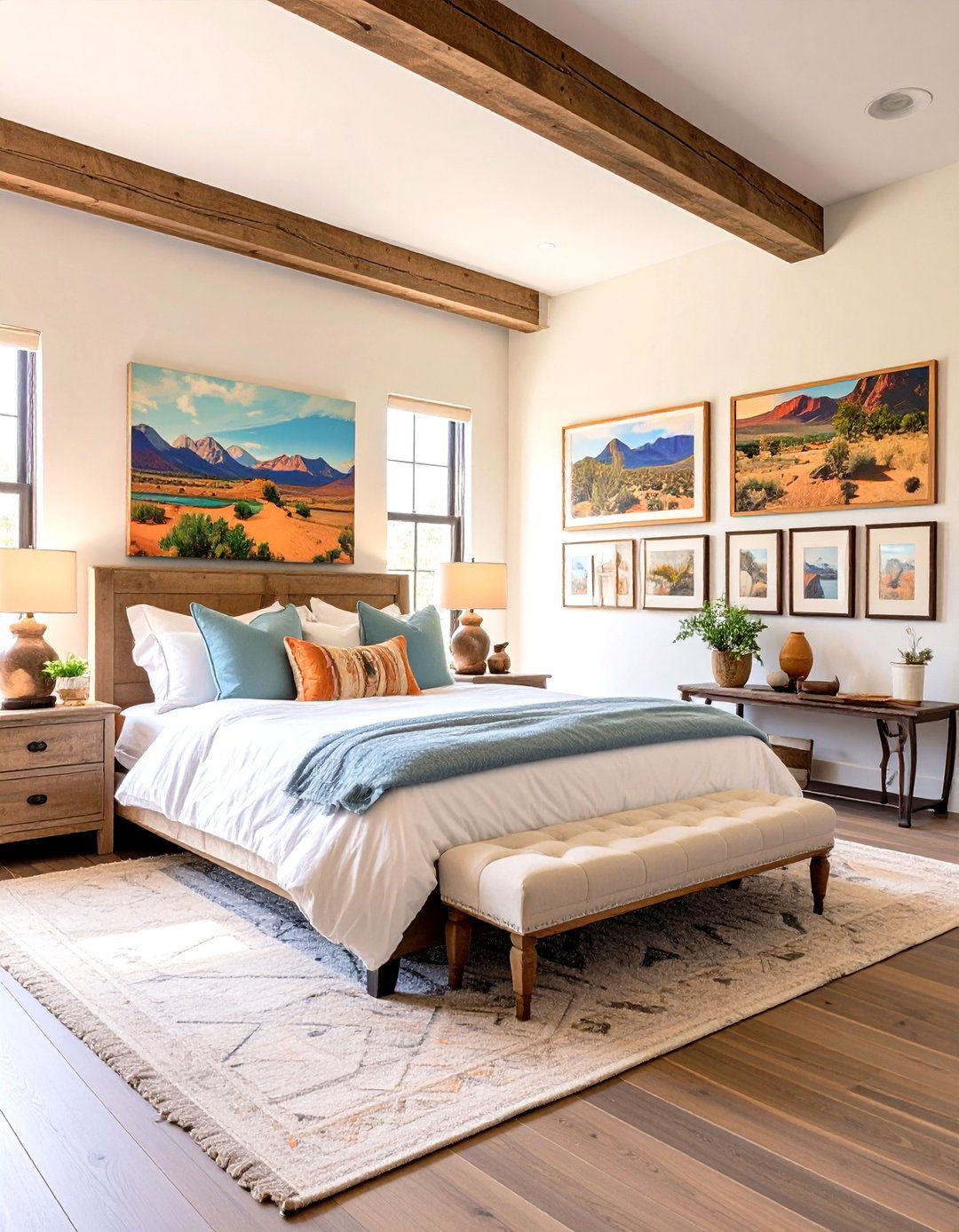 Reclaimed Wood Bedroom - 24 Western Bedroom Ideas