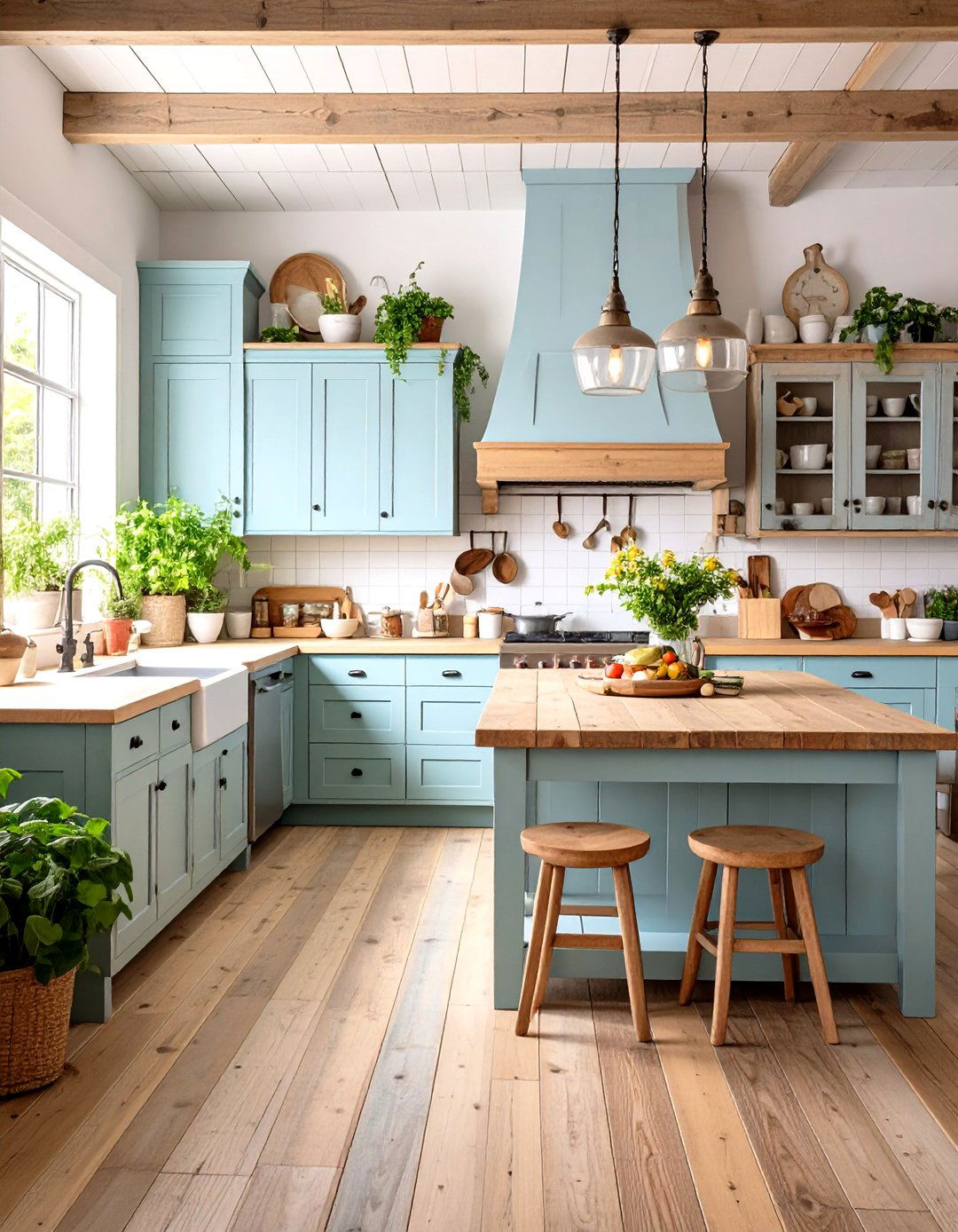 Reclaimed Wood Character Kitchen Planks