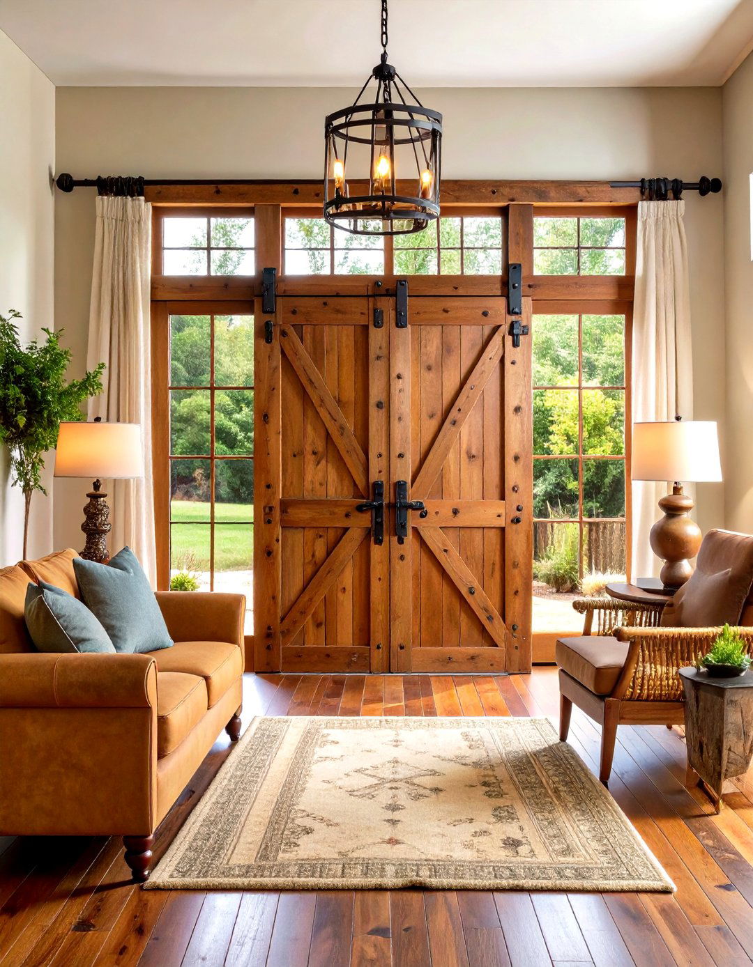 Reclaimed Wood Rustic Barn Door - 24 Barn Door Ideas