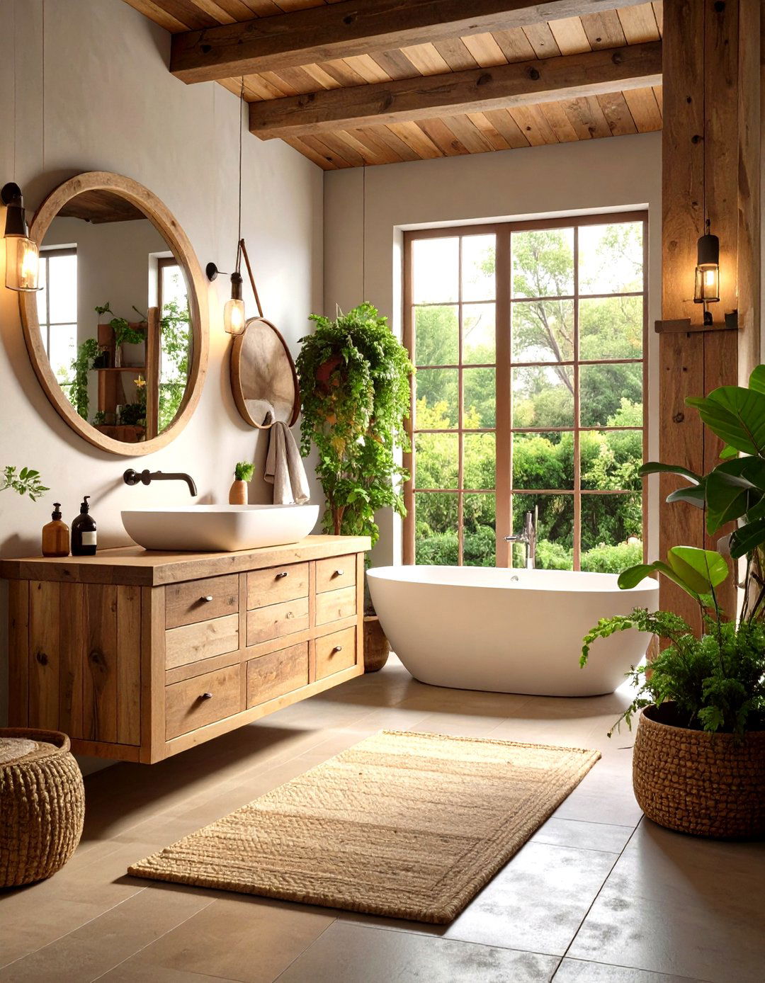 Reclaimed Wood Vanity Bathroom Style - 24 Masculine Bathroom Ideas