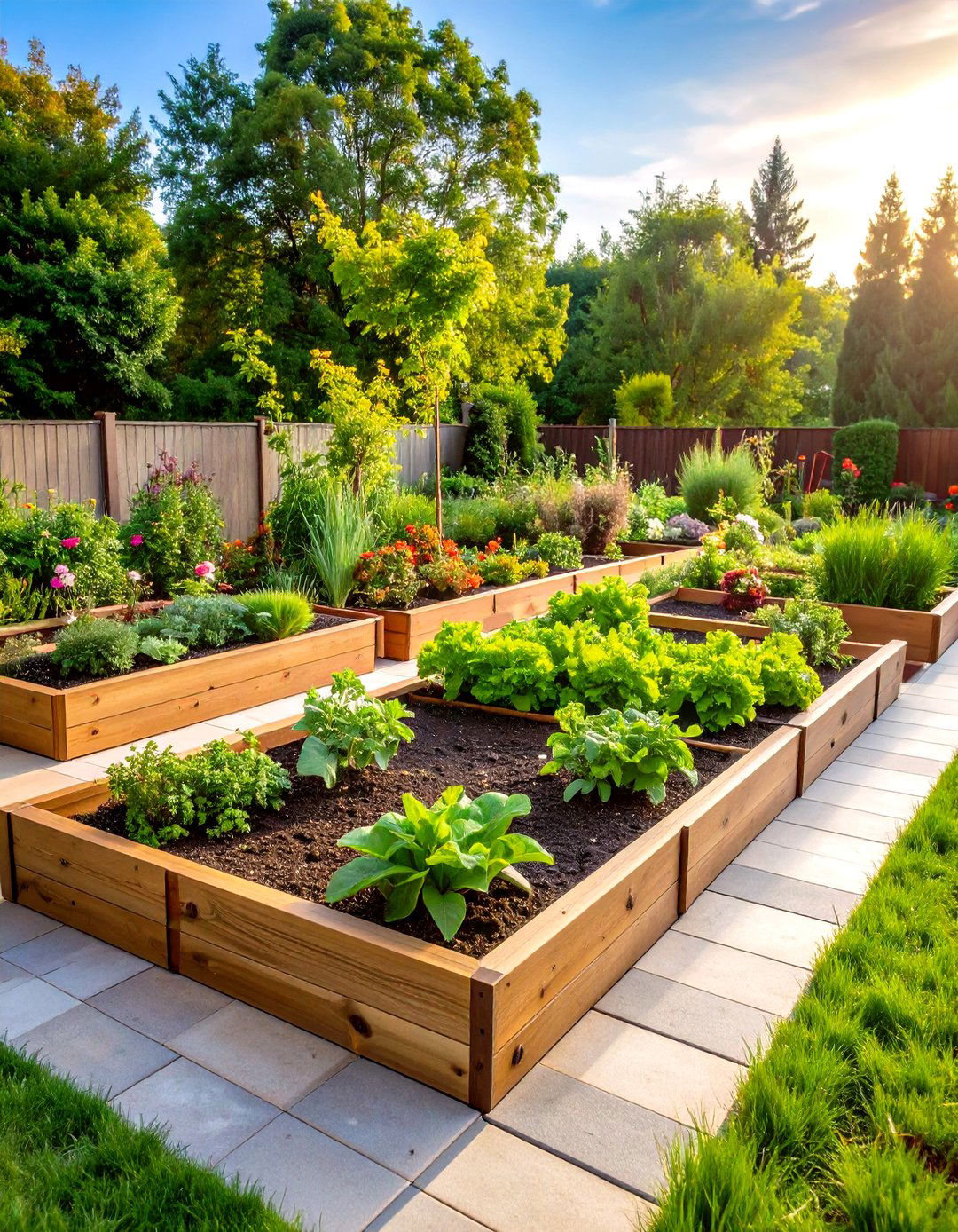 Rectangular Traditional Garden Beds - 24 Raised Garden Bed Ideas
