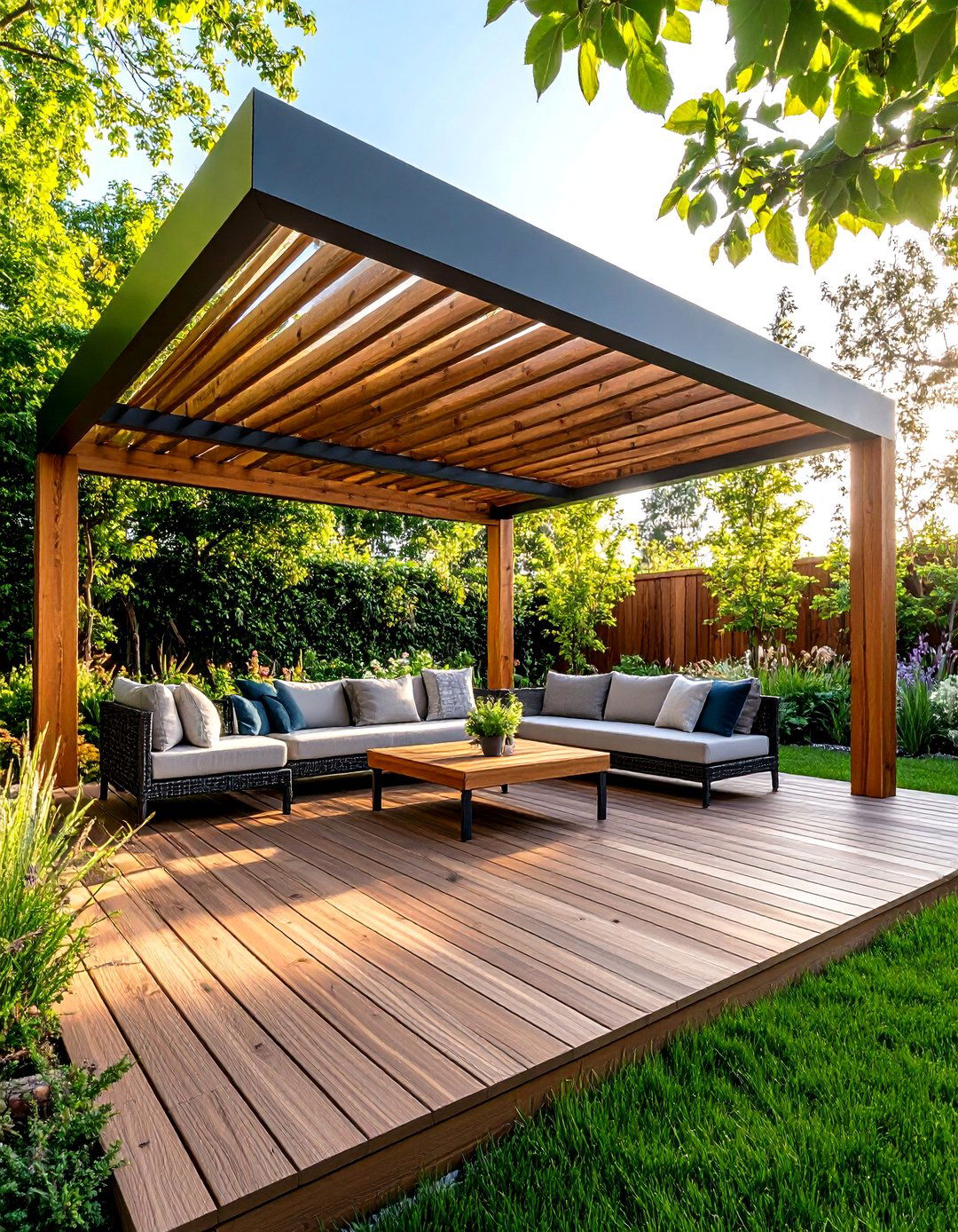 Recycled Material Pergola Options - 24 Pergola Flooring Ideas