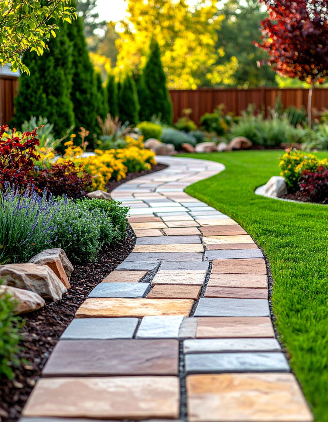 Recycled Material Sustainable Walkways - 24 Stone Walkway Ideas