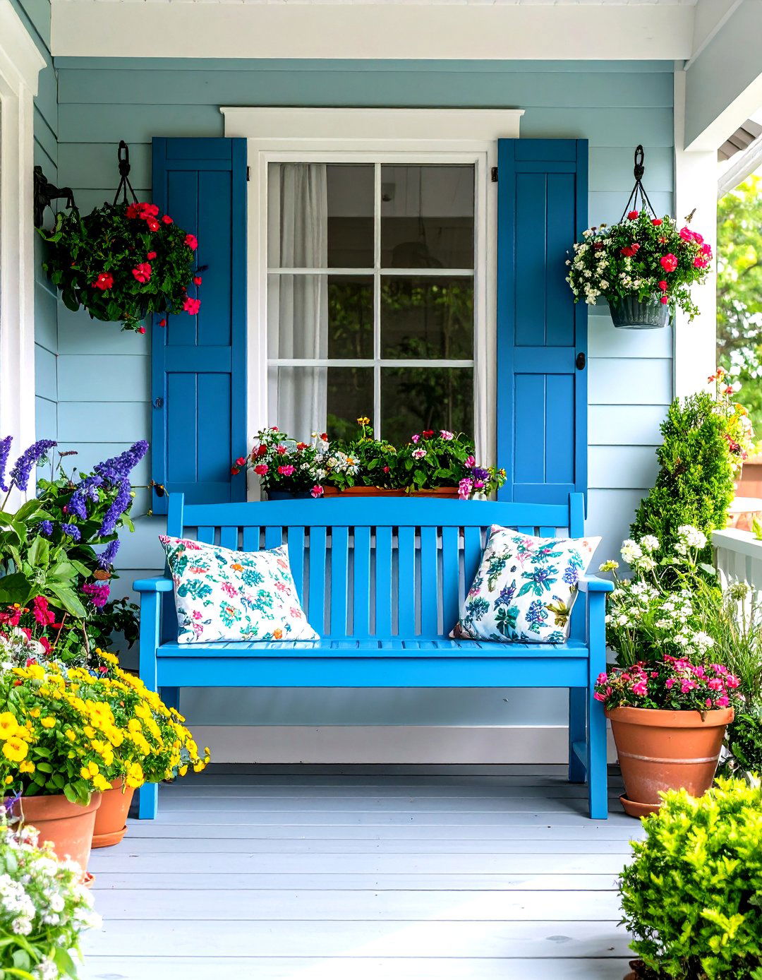 Recycled Plastic Eco Bench - 24 Front Porch Bench Ideas
