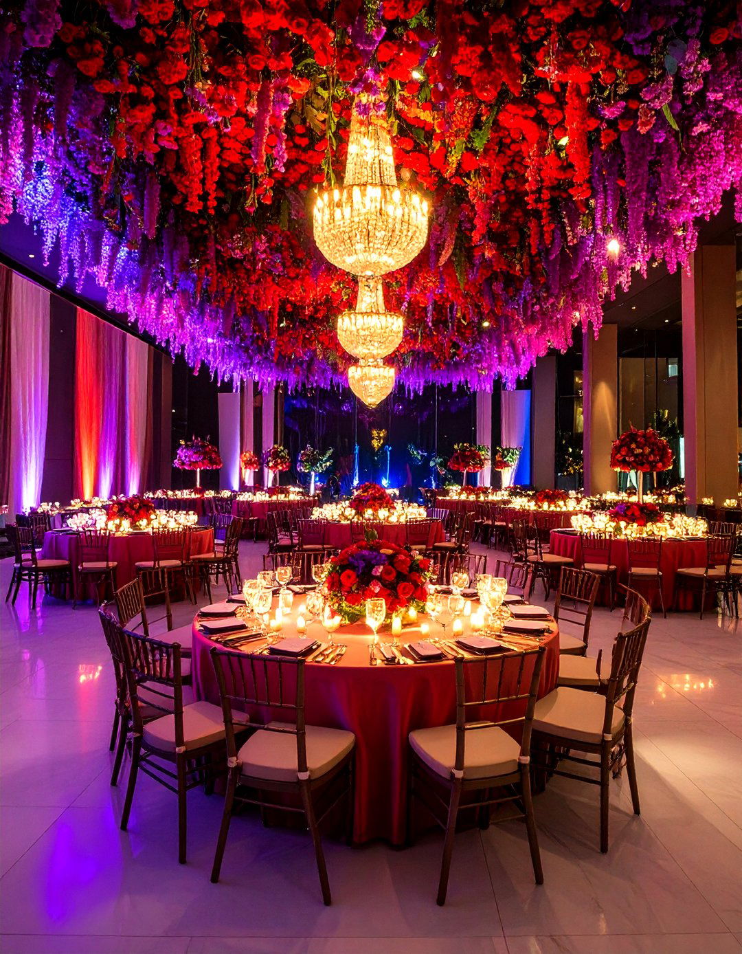 Red and Purple Jewel Wedding - 24 Red Wedding Theme Ideas