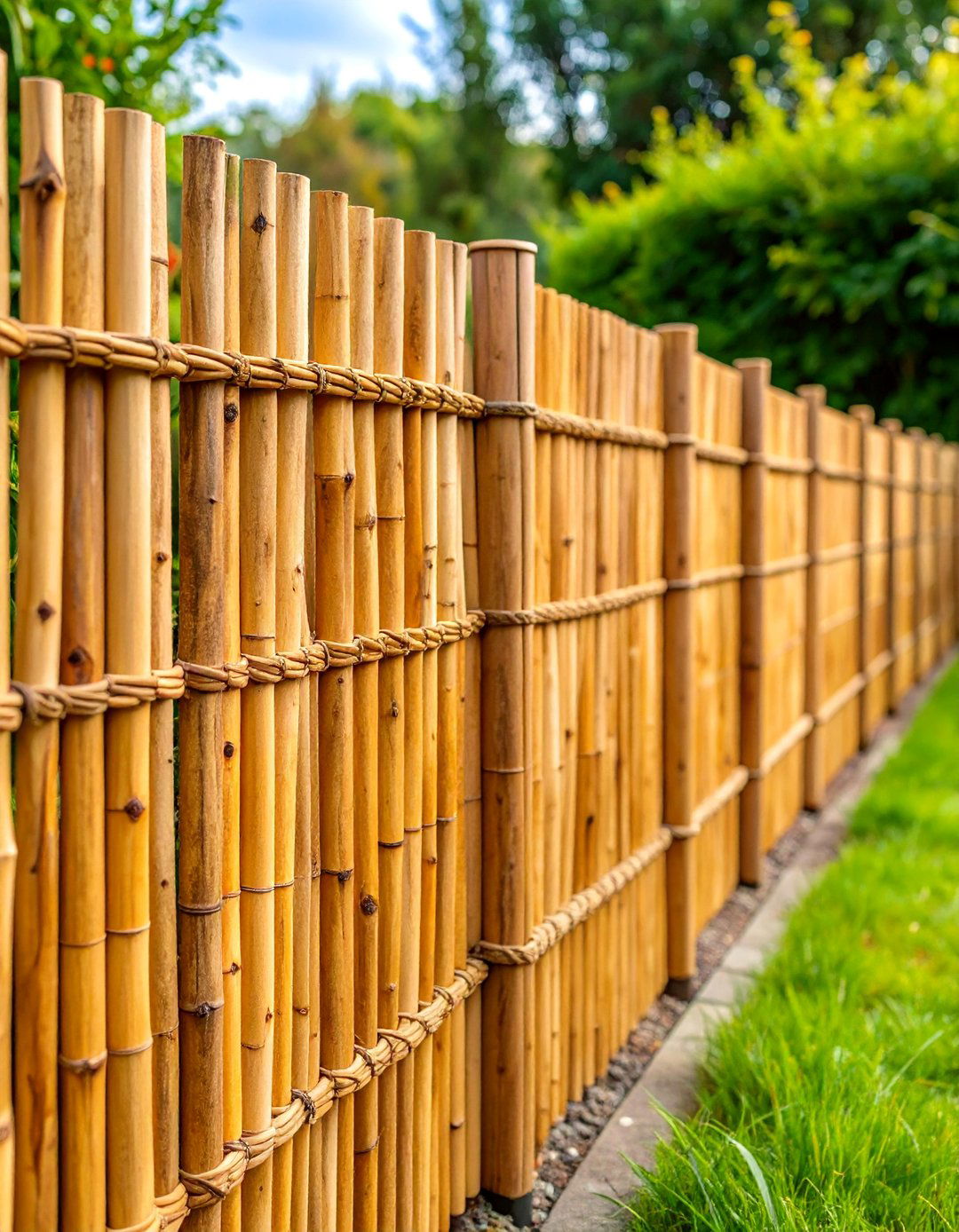 Reed Fencing Natural Screens - 24 Cheap Privacy Fence Ideas