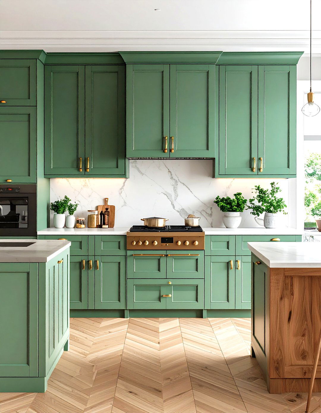 Reeded Texture Kitchen Doors - 24 Kitchen Door Design Ideas