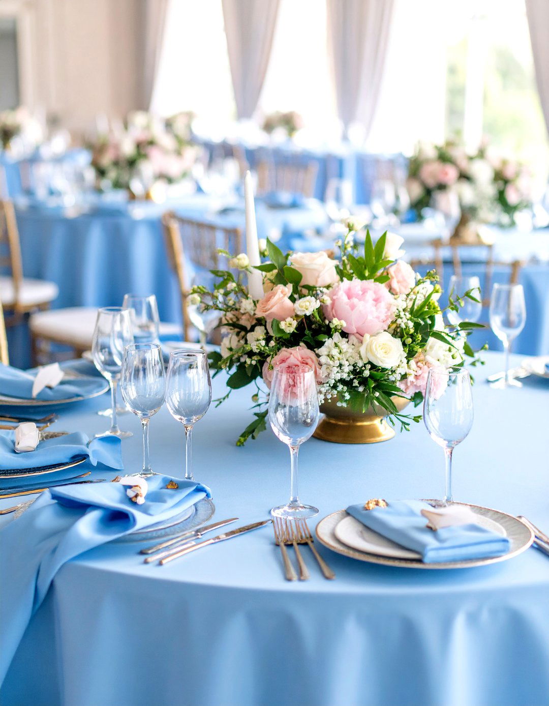 Regency Blue Color Palette - 24 Bridgerton Wedding Ideas
