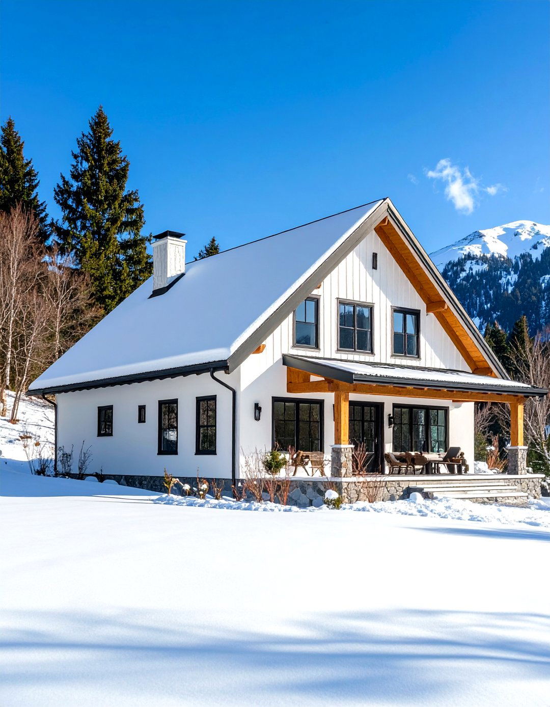 Regional Climate Adaptation - 24 White Farmhouse With Black Windows Ideas