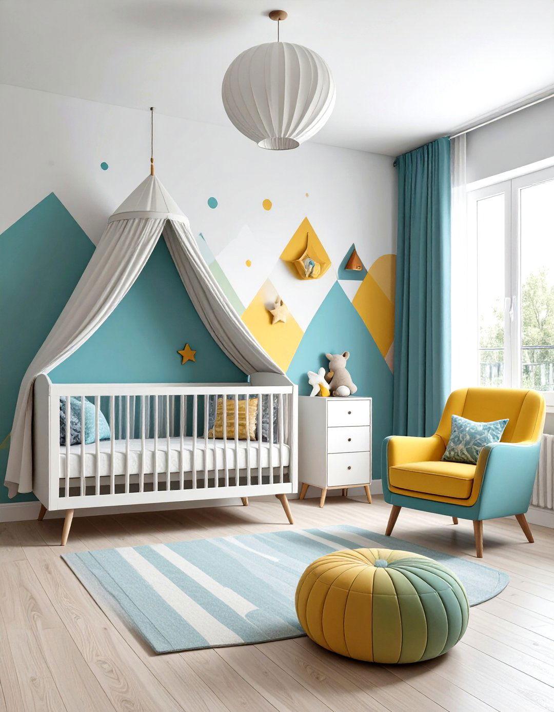 Removable Wall Decals - 24 Nursery Accent Wall Ideas
