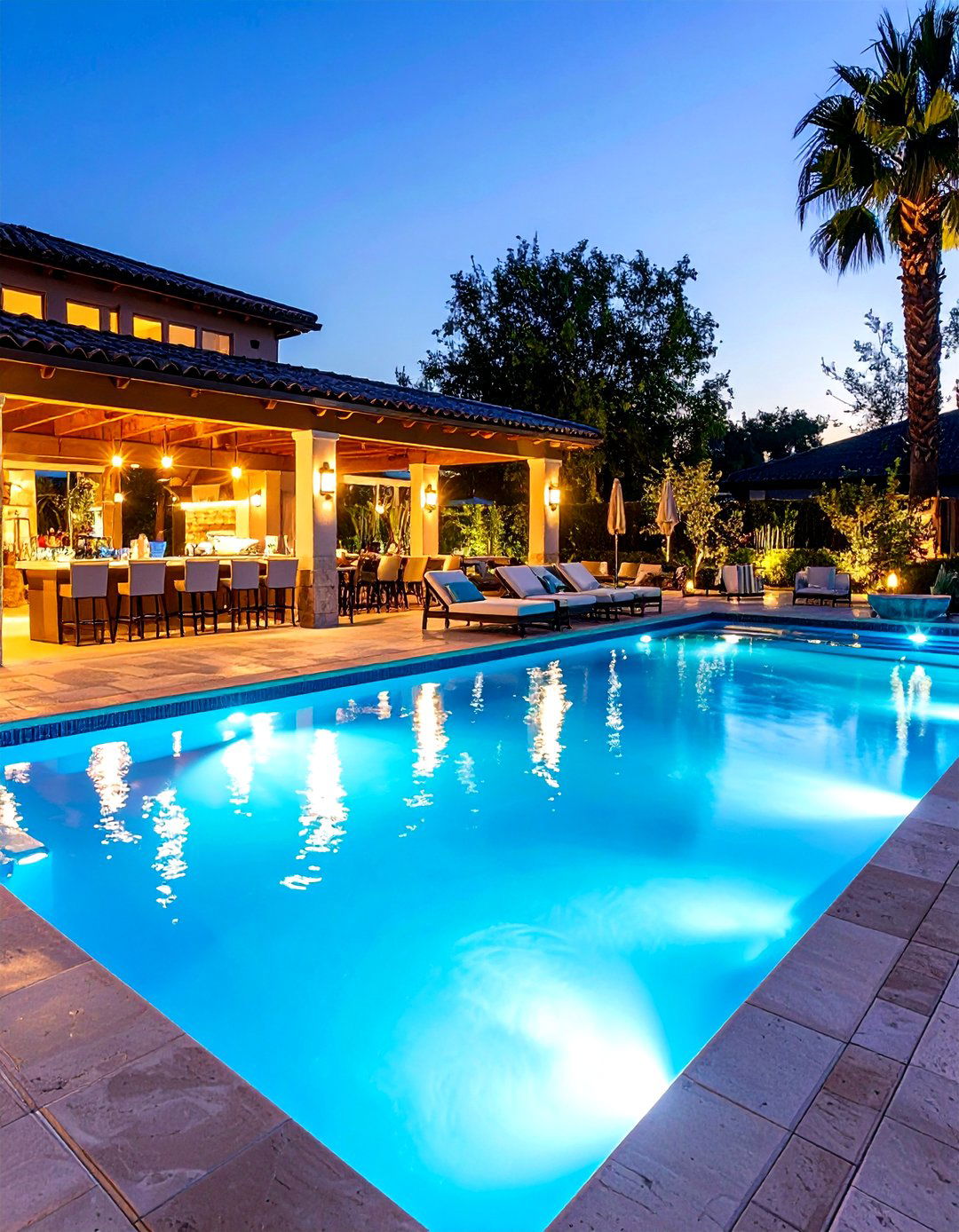 Resort Style Lagoon Pool - 24 Lagoon Pool Ideas