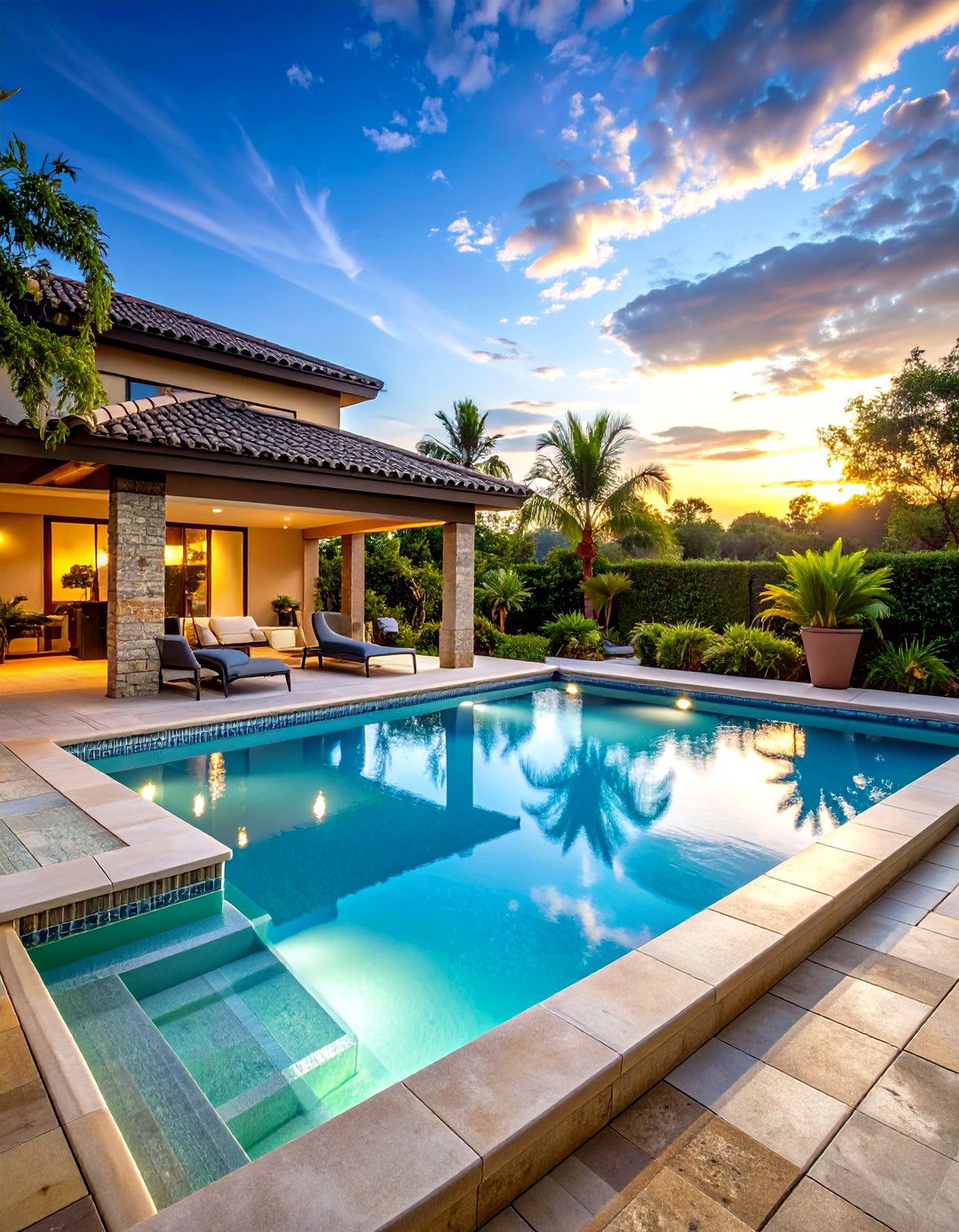 Resort Style Swim Spa Pool - 24 Spool Pool Ideas