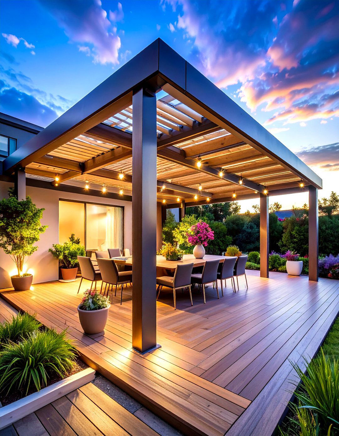 Retractable Pergola Systems - 24 Deck Decorating Ideas