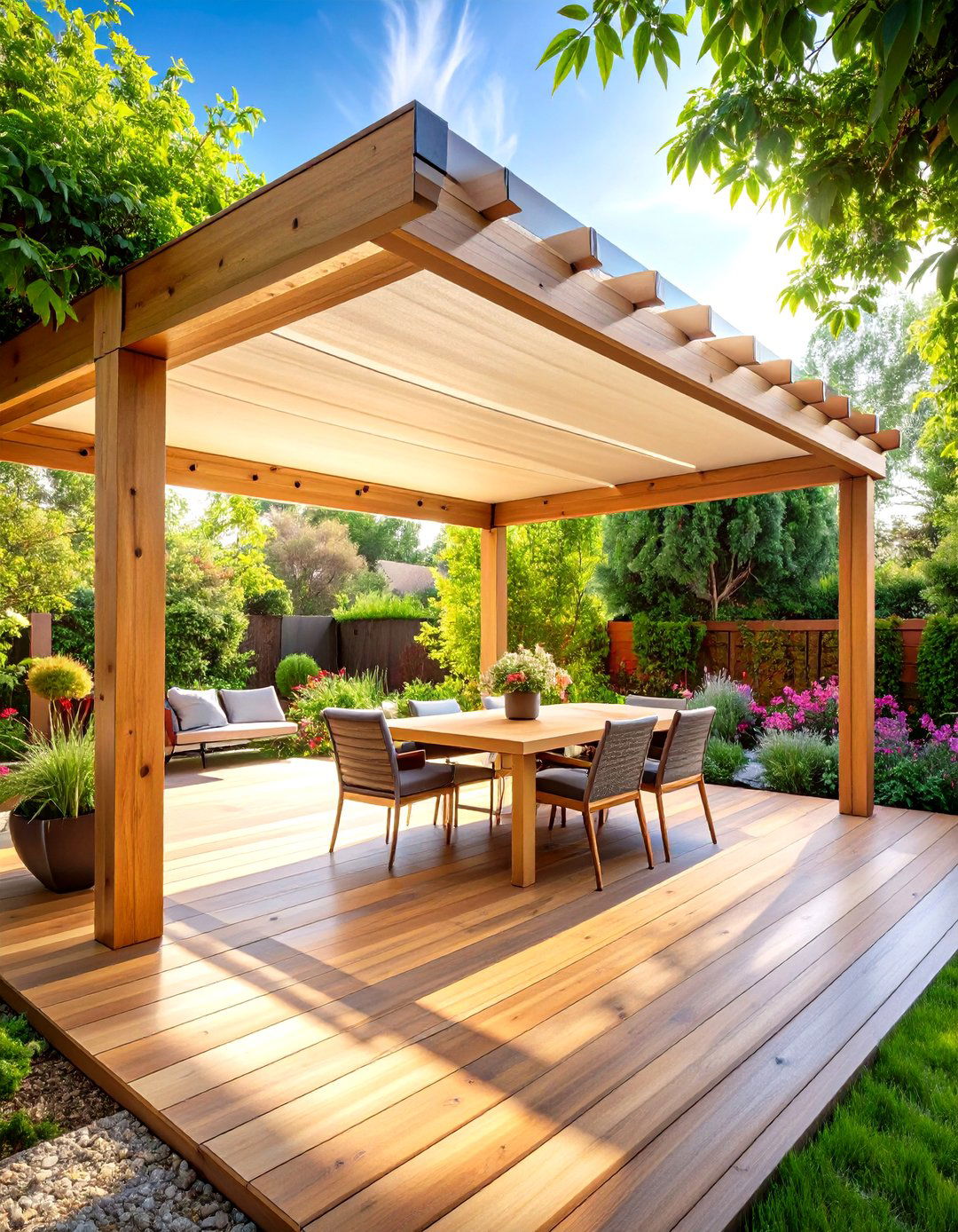 Retractable Shade Systems for Pergolas - 24 Shade Ideas