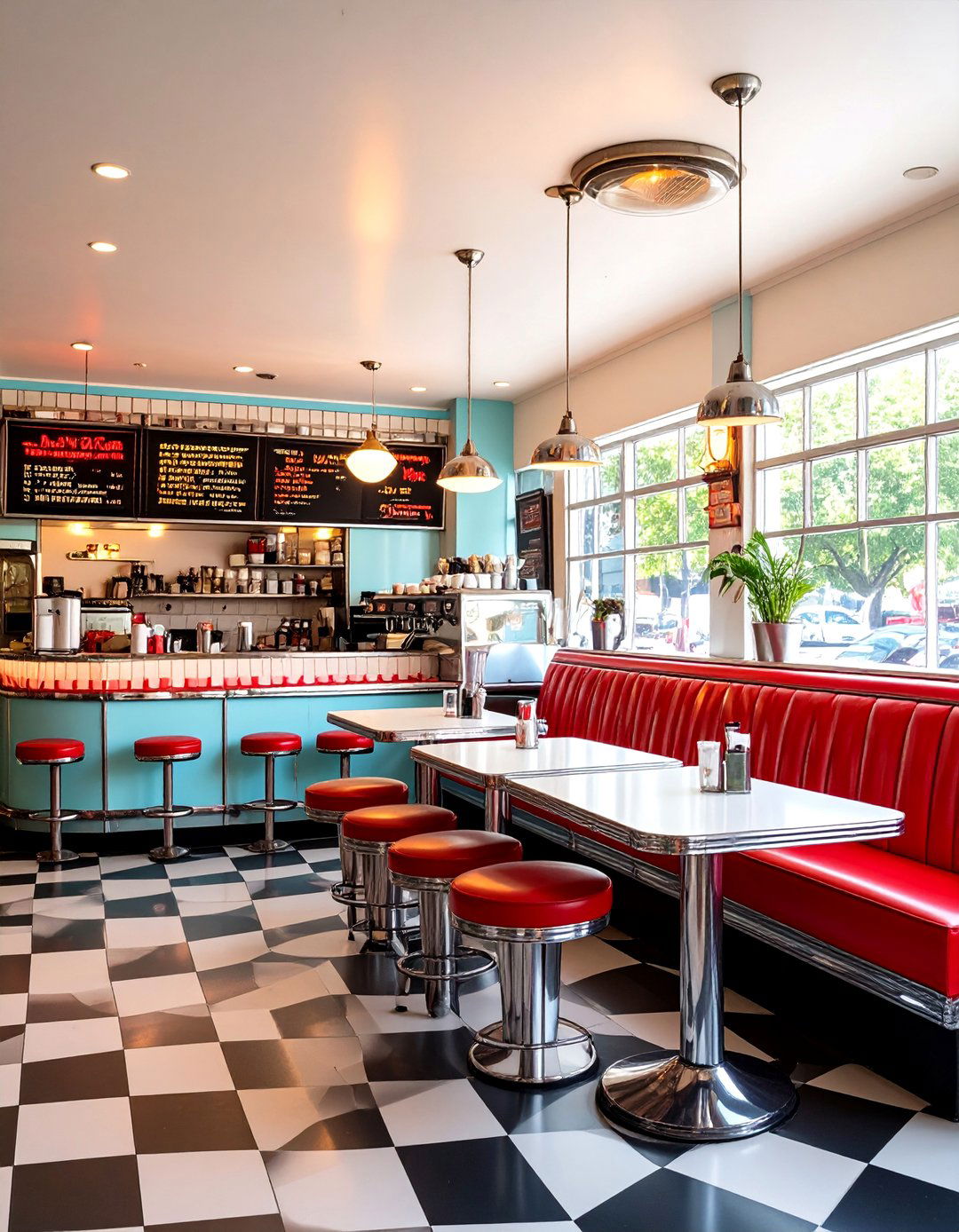 Retro Diner Coffee Station - 24 Coffee Station Ideas