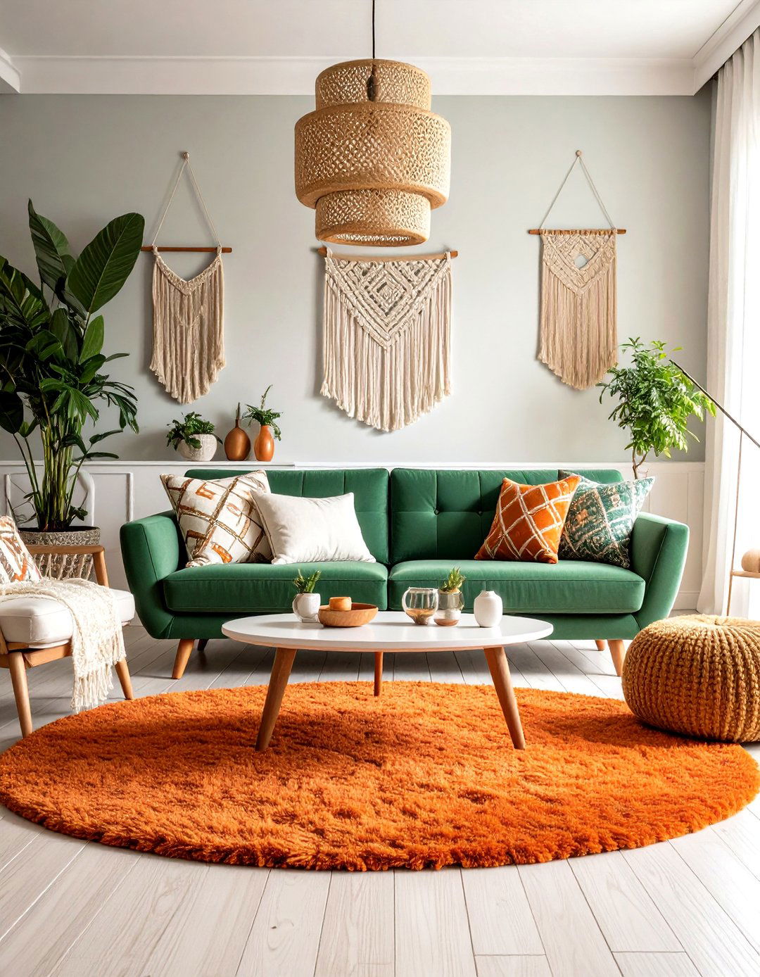 Retro Emerald Green Sofa Seventies Revival - 24 Emerald Green Sofa Living Room Ideas