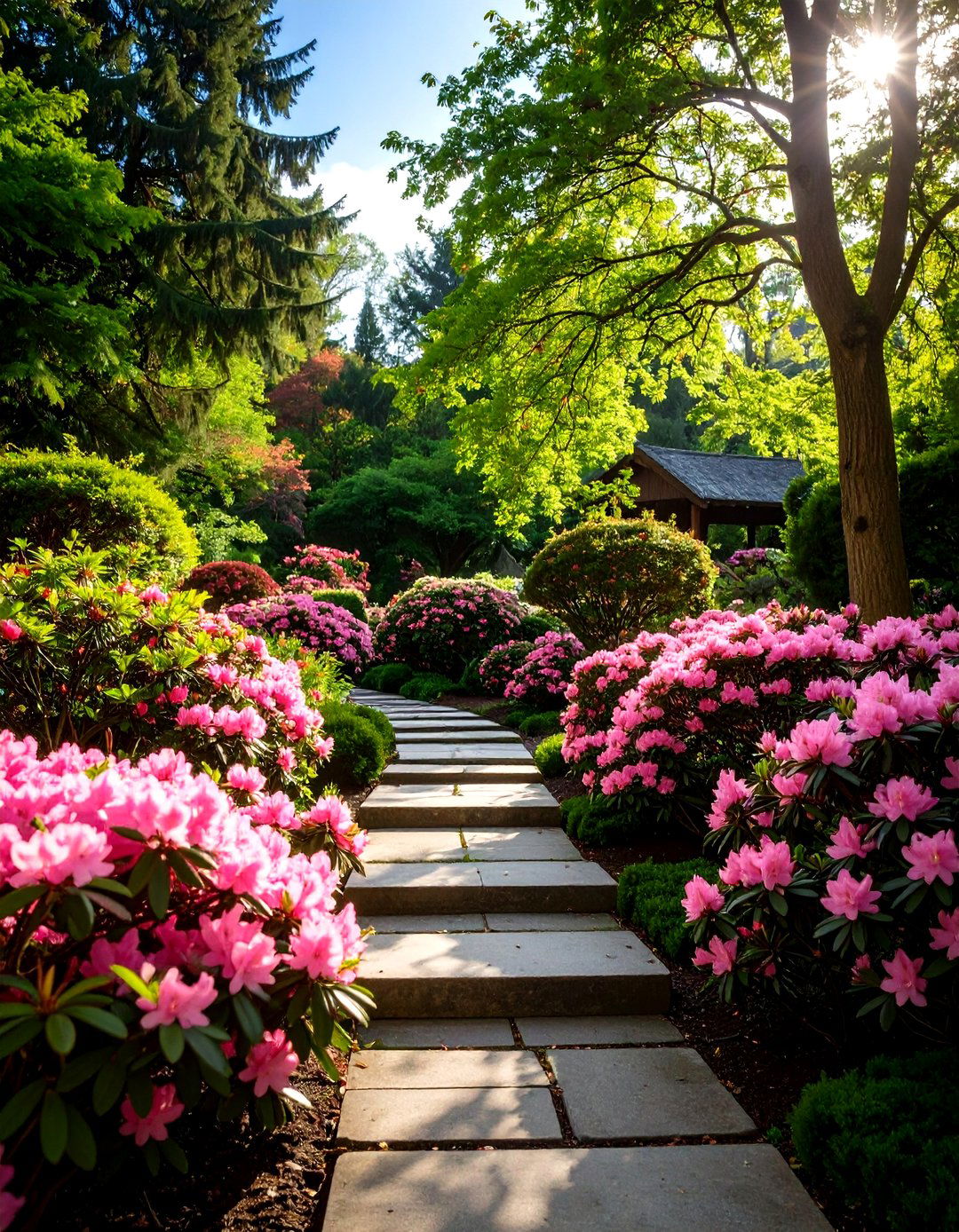 Rhododendron Seasonal Color Displays - 24 Mid-century Modern Landscaping Ideas