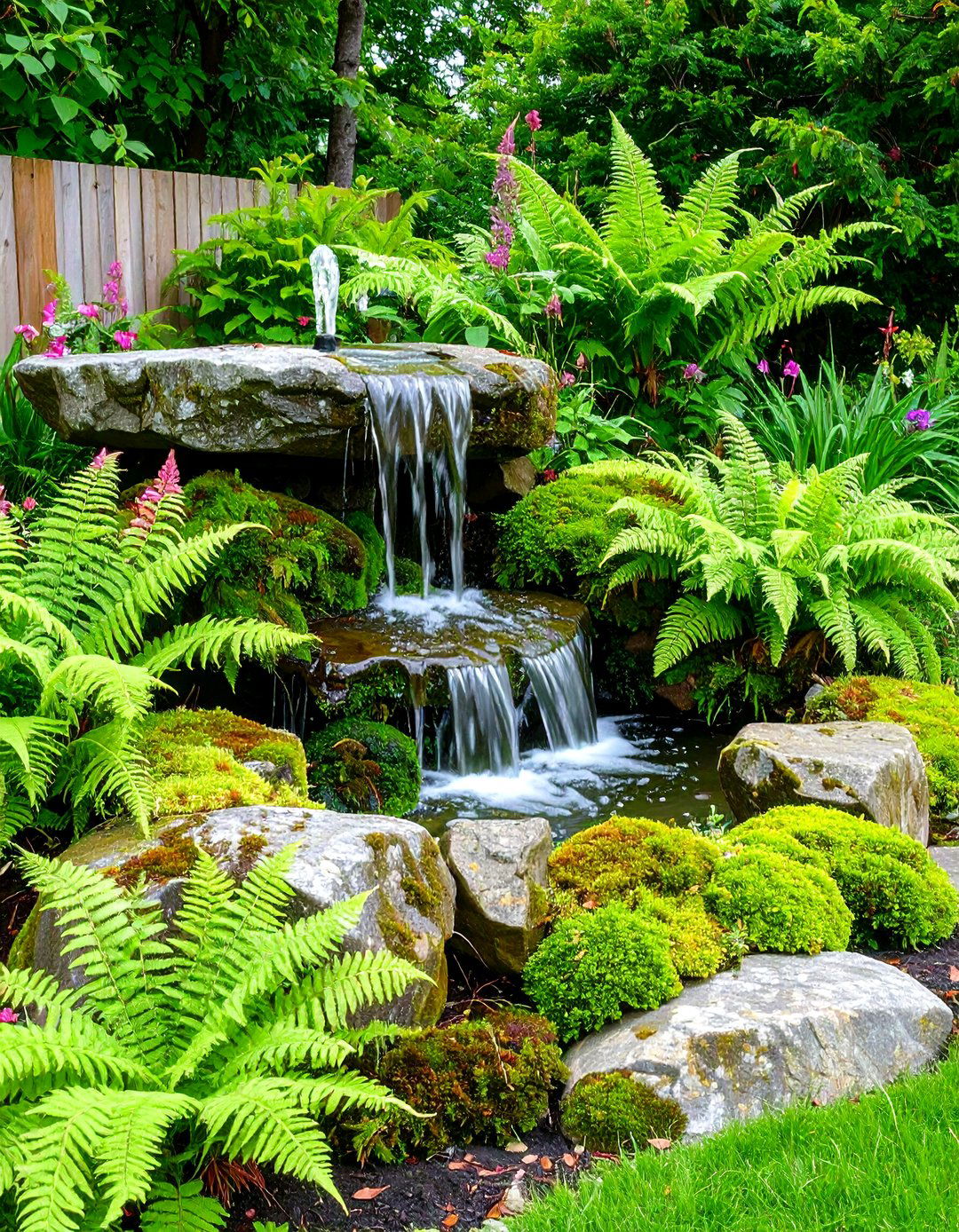 Rock Fountain Centerpiece - 24 Zen Garden Ideas