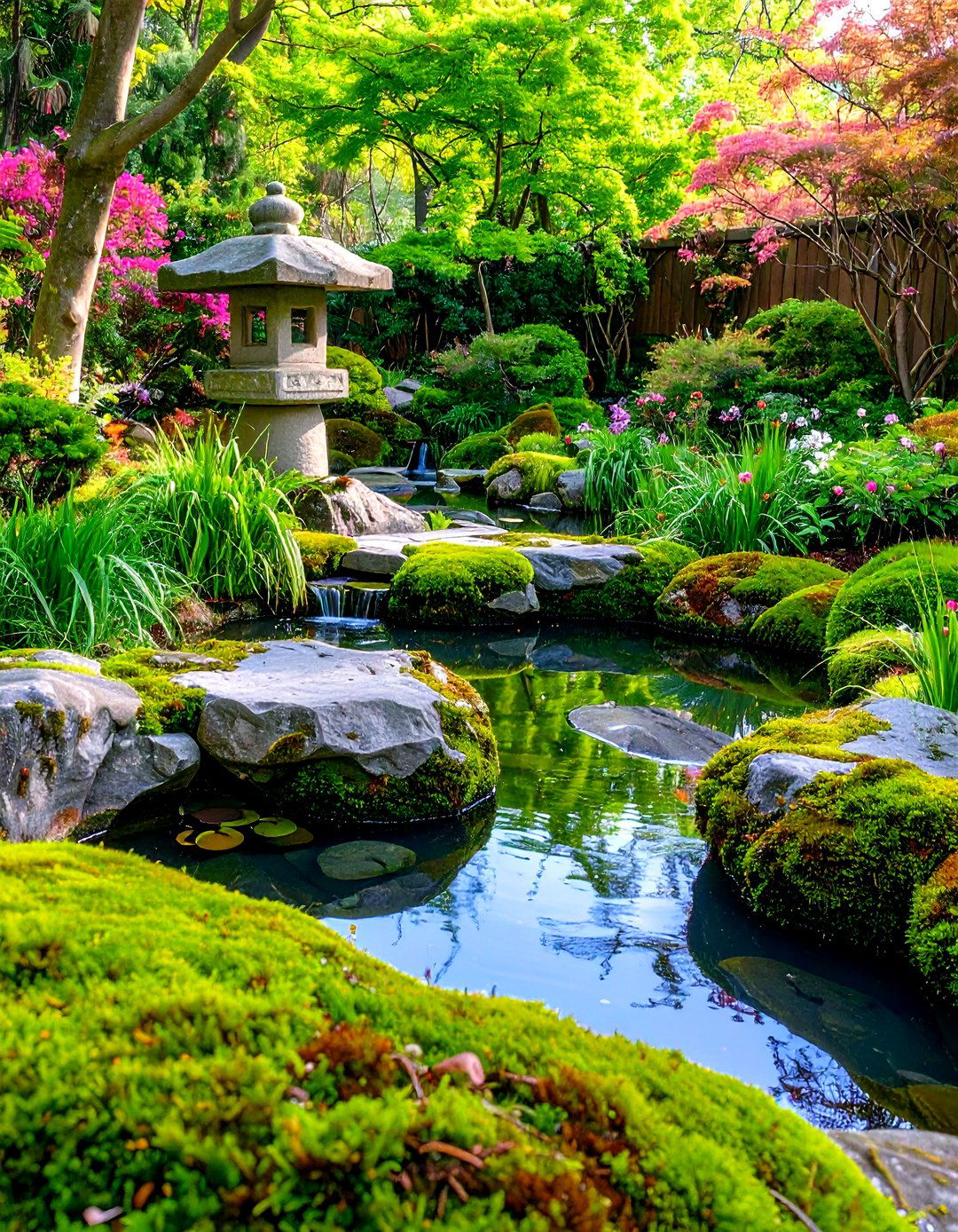 Rock Garden Moss Landscape - 24 Moss Garden Ideas