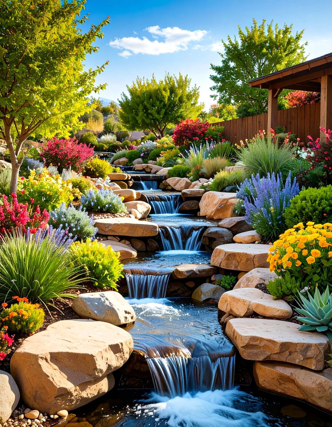Rock Garden Stream - 24 Water Feature Ideas