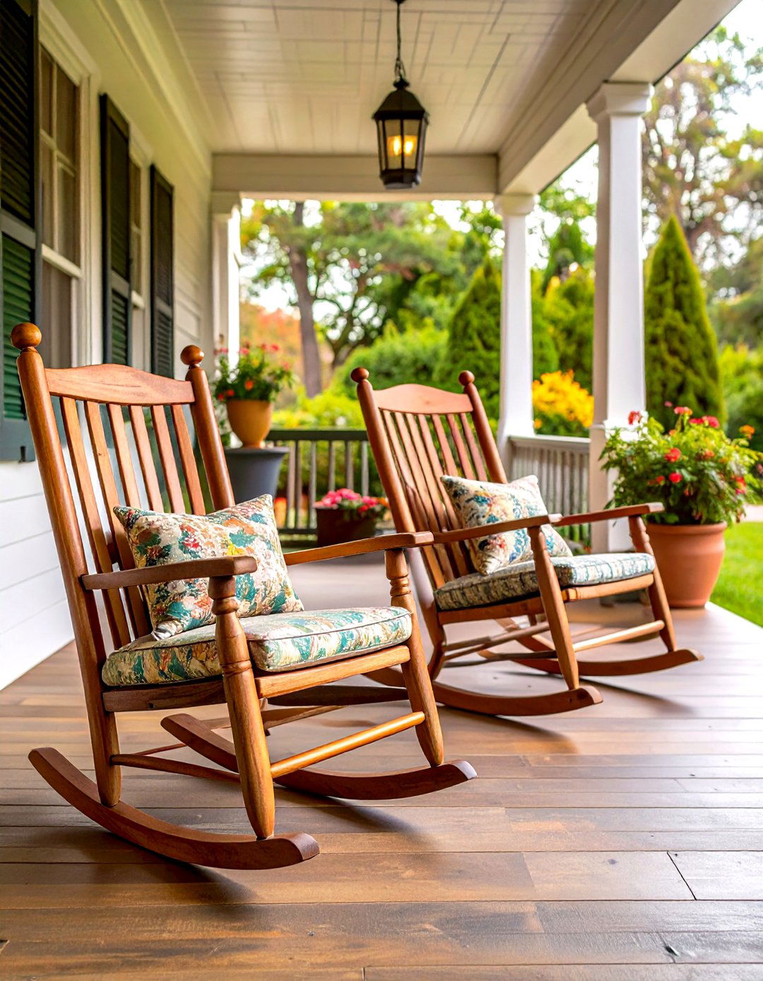 Rocking Chair Comfort Zones - 24 Southern Front Porch Ideas