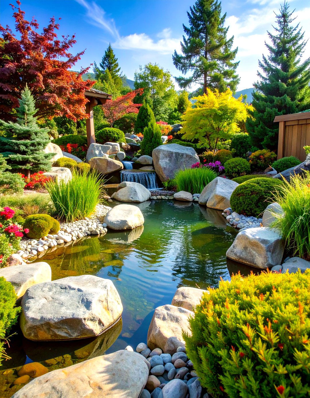 Rocky Mountain Stream Pond - 24 Pond Landscaping Ideas