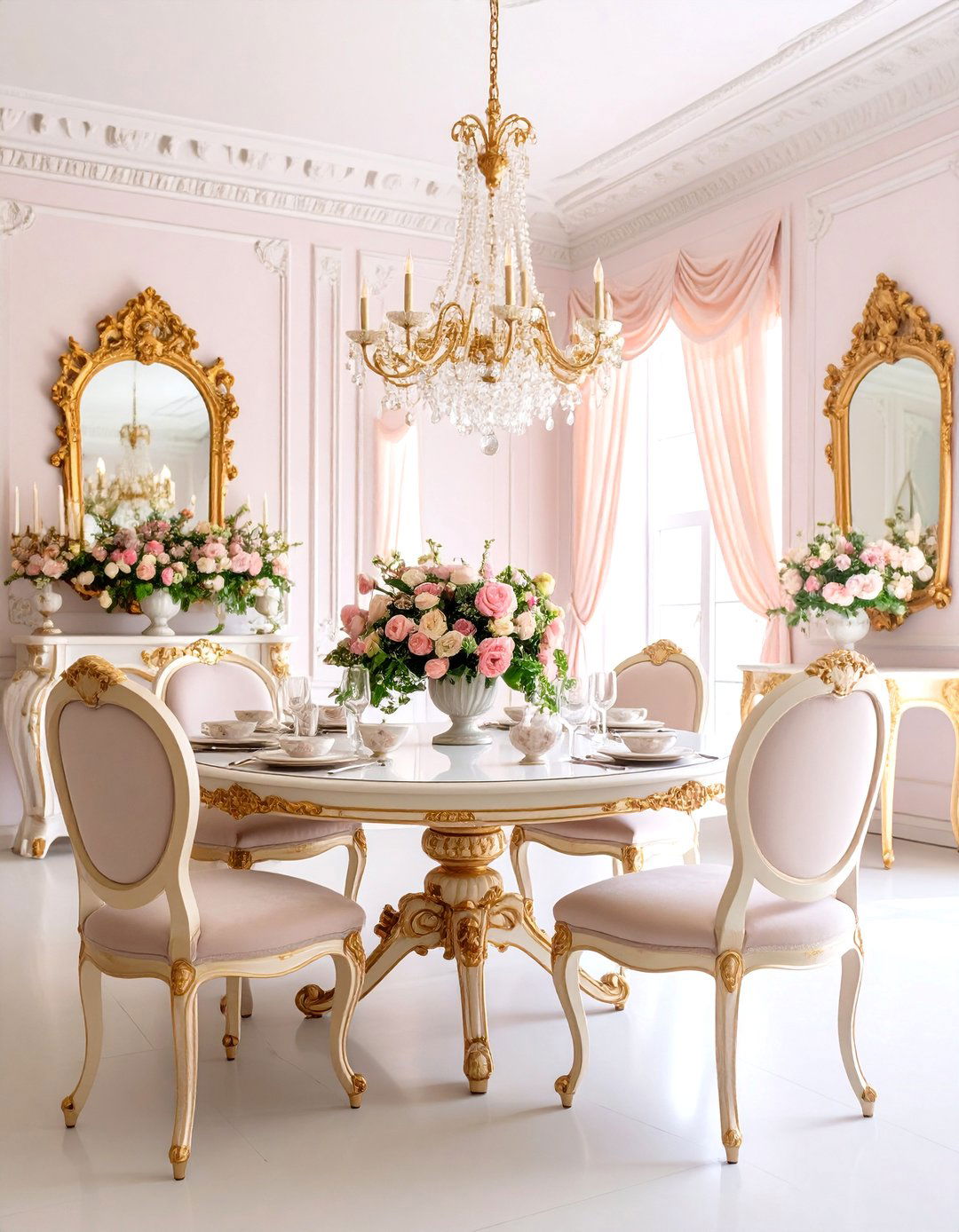Rococo Dining Room Elegance - 24 French Interior Design Ideas