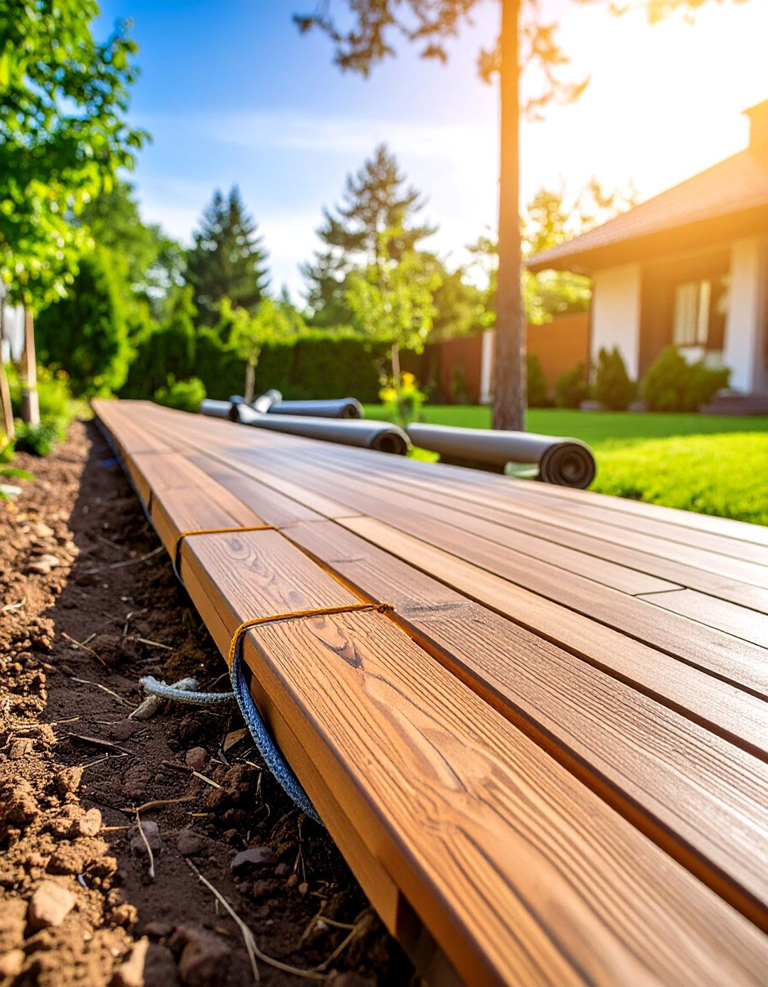 Roll Out Portable Composite Walkway - 24 Composite Walkway Ideas