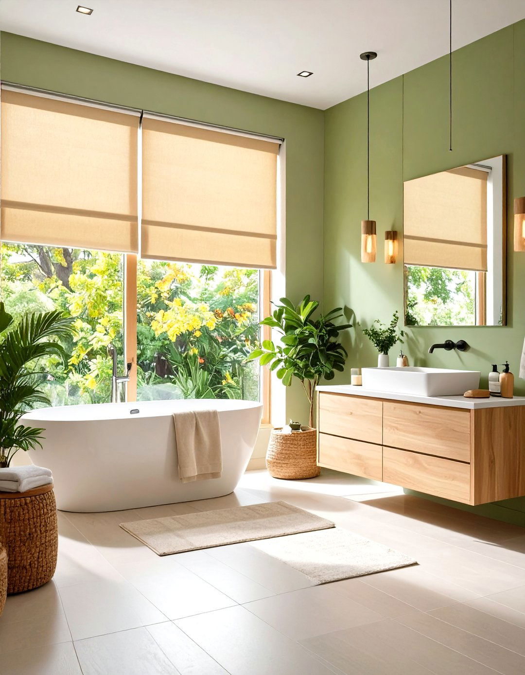 Roller Shades Moisture Solutions - 24 Bathroom Window Treatment Ideas