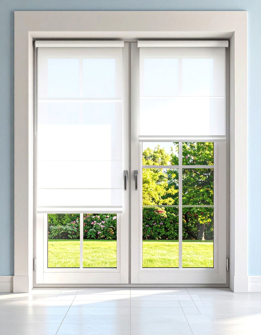 Roller Shades for Entry Doors - 24 Front Door Privacy Ideas