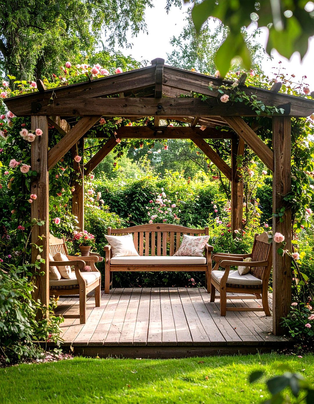 Romantic Garden Arbor Paradise - 24 Vintage Garden Ideas