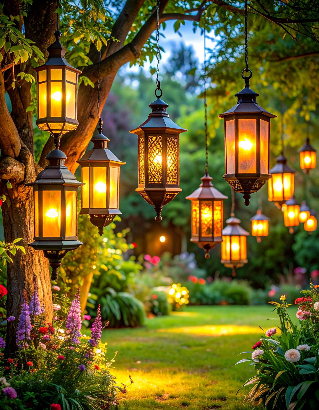 Romantic Garden Lantern Lighting Collection - 24 Garden Lighting Ideas