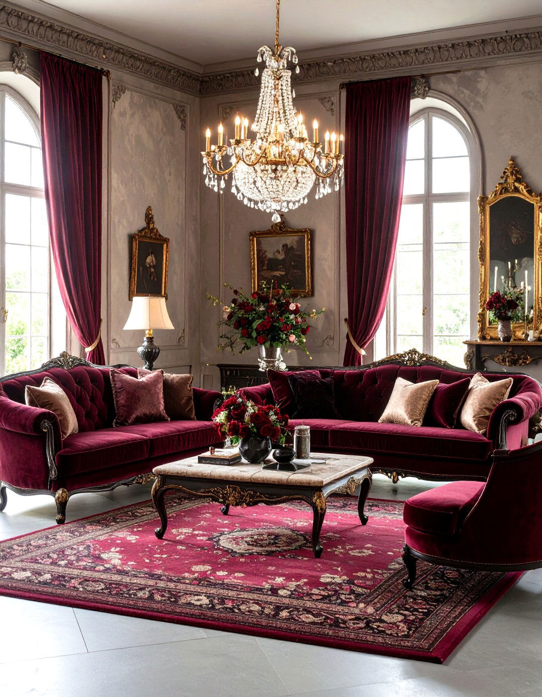 Romantic Gothic Living Room - 24 Gothic Living Room Ideas
